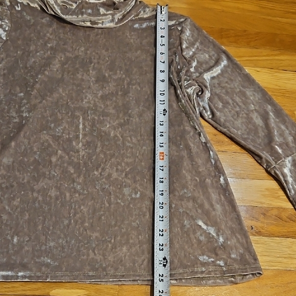 Velvet Ruby Rd. Olive Green Cowl Neck Size M - Picture 8 of 10